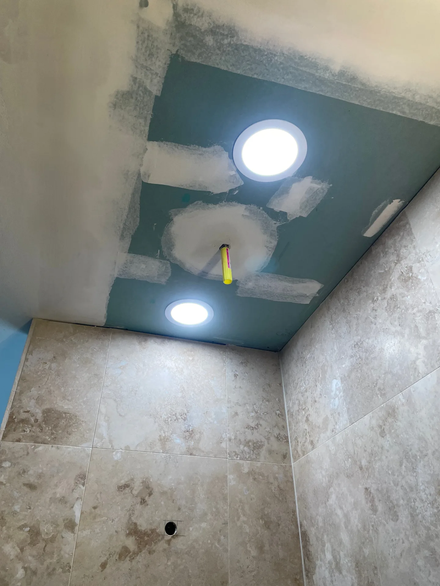 Cajun Home Services repeat customer master bathroom remodel progress photo 24 in Destrehan, St. Charles Parish, Louisiana — full gut, waterproofing, tile rebuild documentation