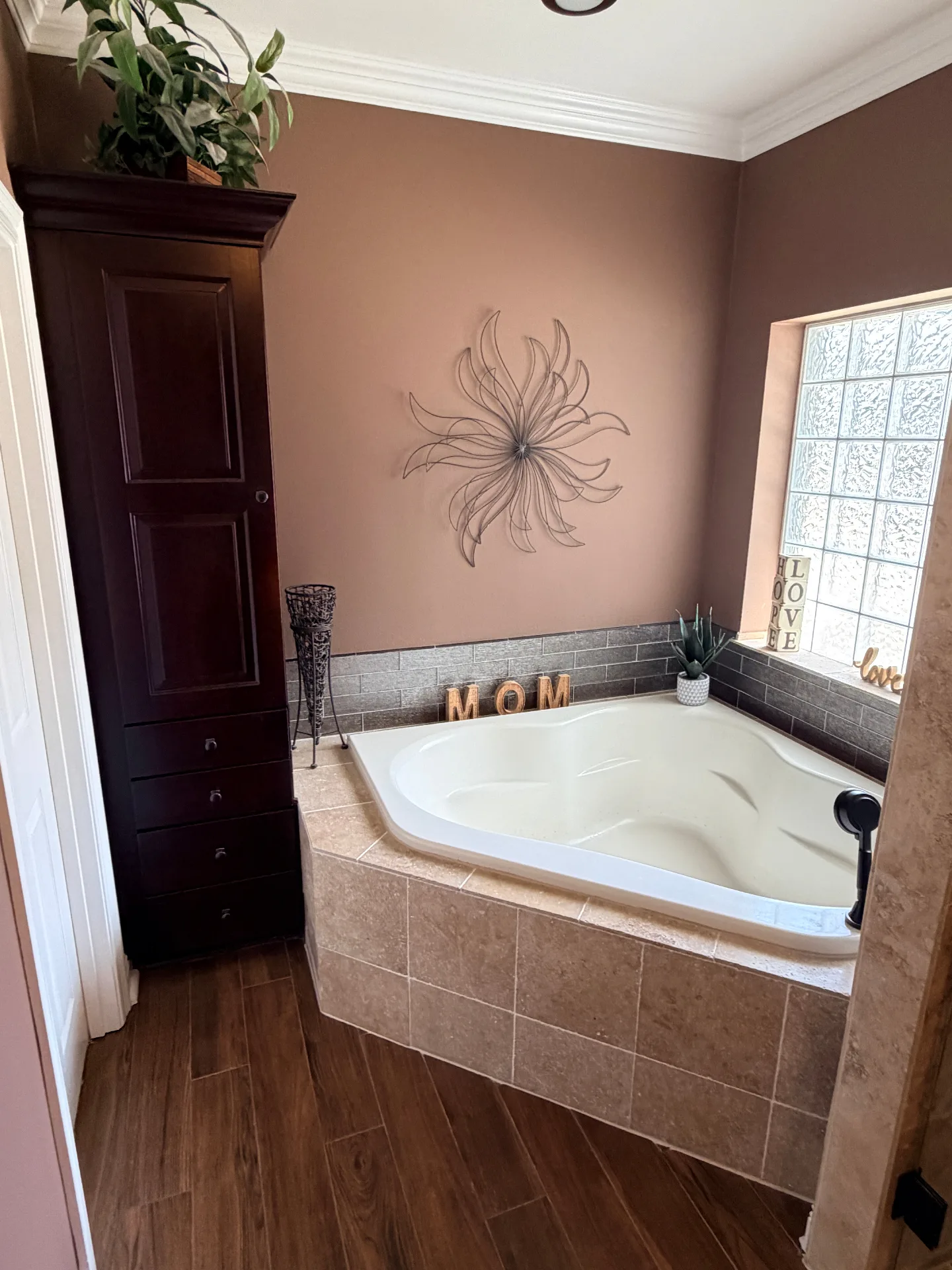 Cajun Home Services repeat customer master bathroom remodel progress photo 39 in Destrehan, St. Charles Parish, Louisiana — full gut, waterproofing, tile rebuild documentation