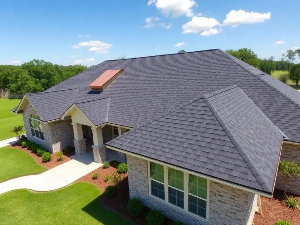New FORTIFIED designer shingle roof with copper ridge vent