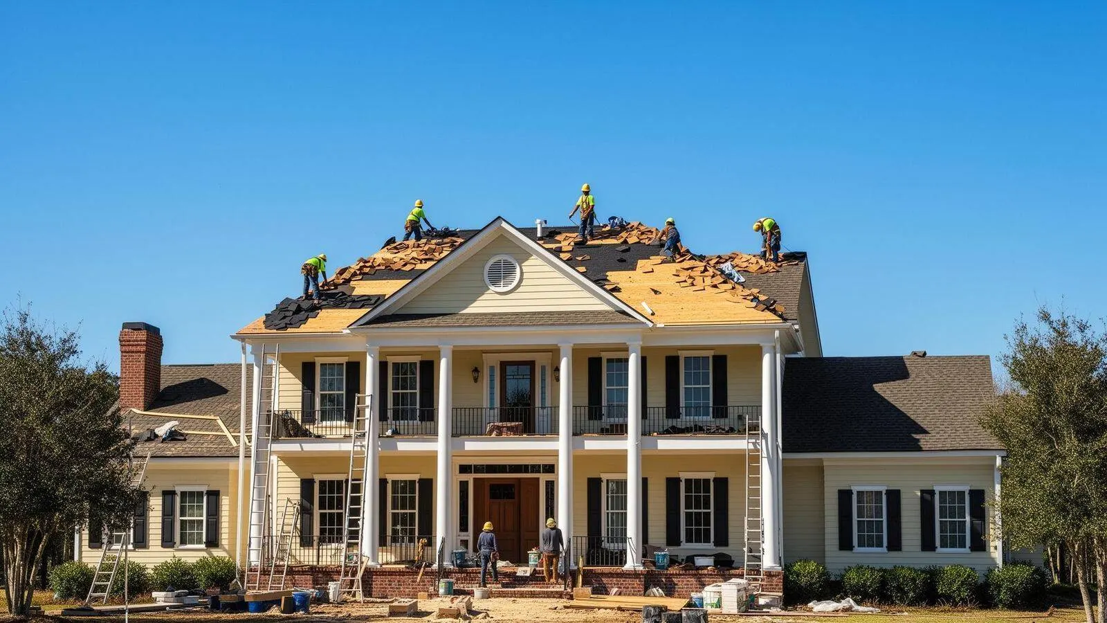 Whole home exterior renovation in Kenner Louisiana