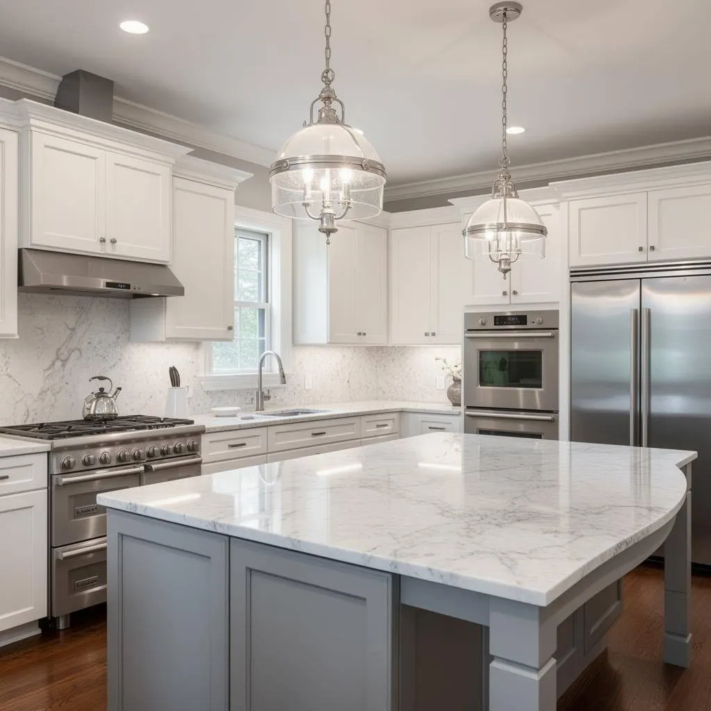 Professional kitchen remodel featuring custom cabinetry in New Orleans Louisiana