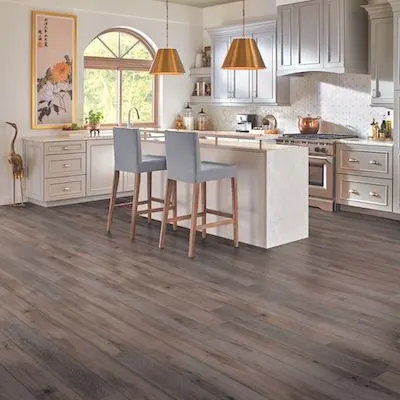 LVP flooring installation in Gulfport Mississippi home by Cajun Home Services