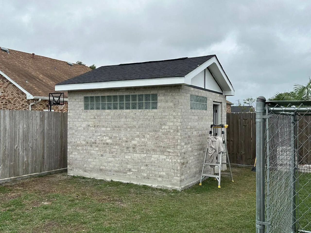 Custom shed construction complete in Meraux St Bernard Parish Louisiana