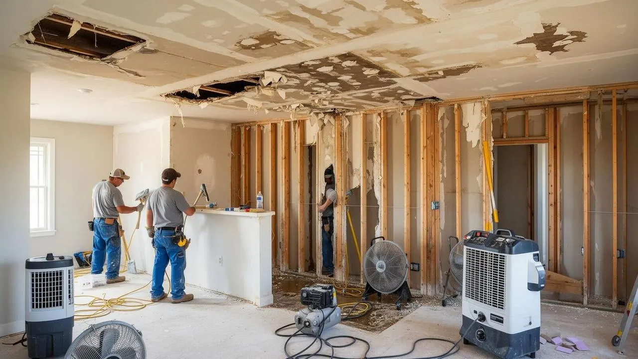 Water damage restoration